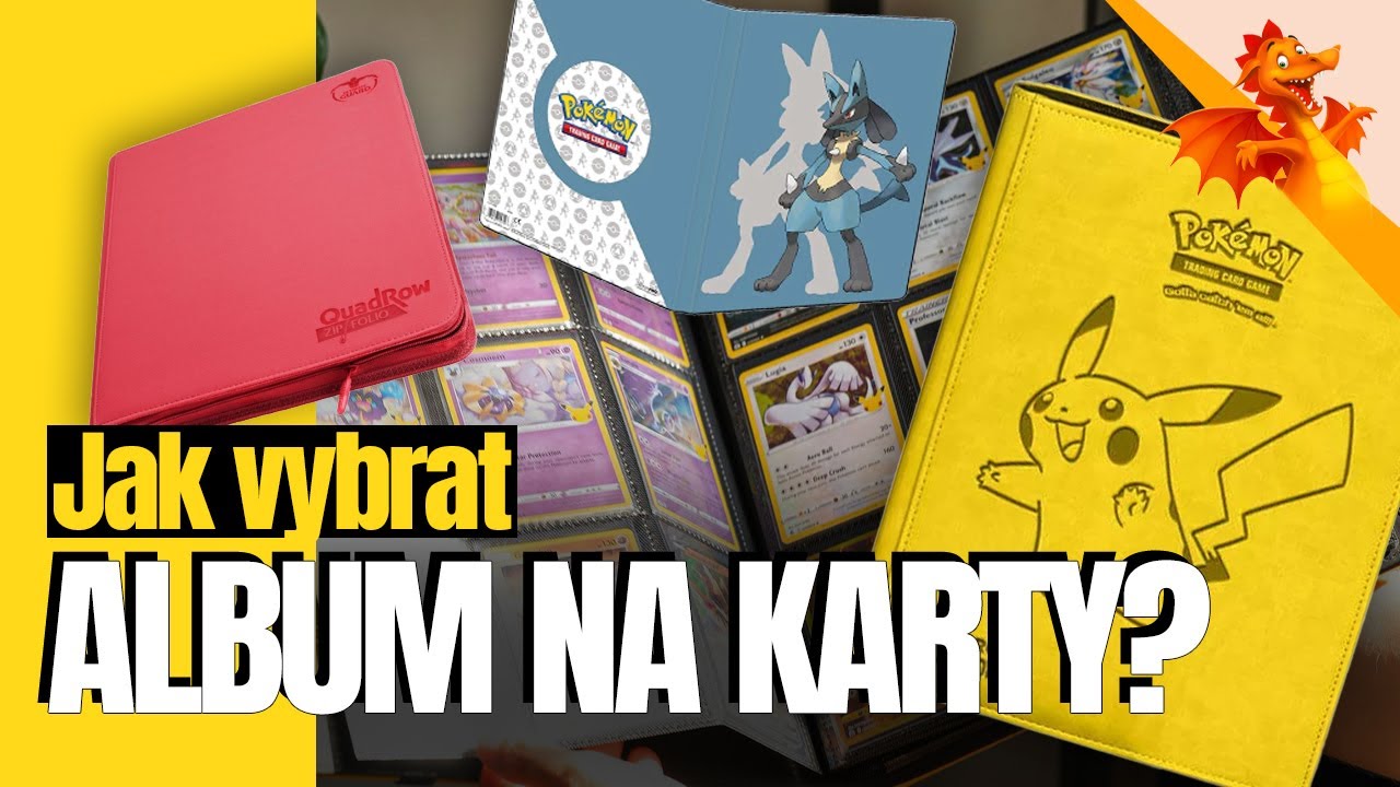 Jak vybrat album na Pokémon karty?
