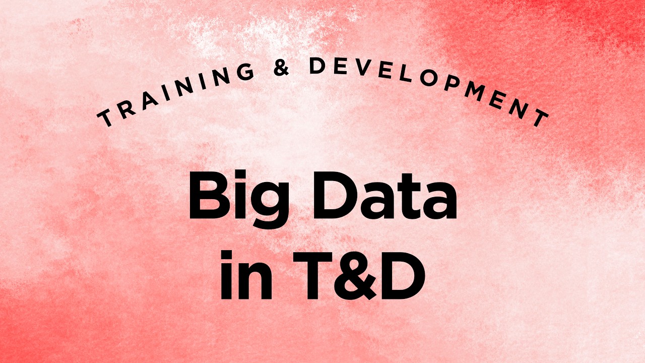Big Data - Training & Development Lecture 8 Part 5 (Full Version)