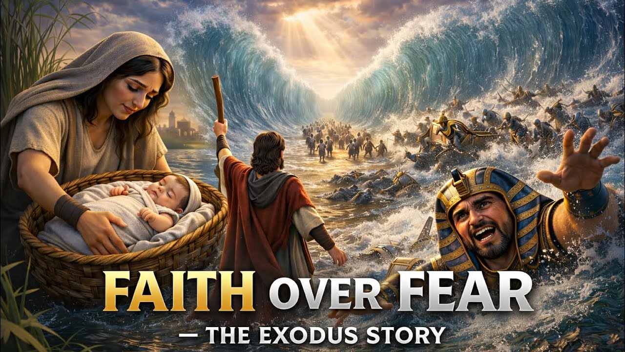 मूसा और लाल सागर🌋 | The Exodus Story ,Musa ki kahani,How Moses split the sea,Bible story of Moses.