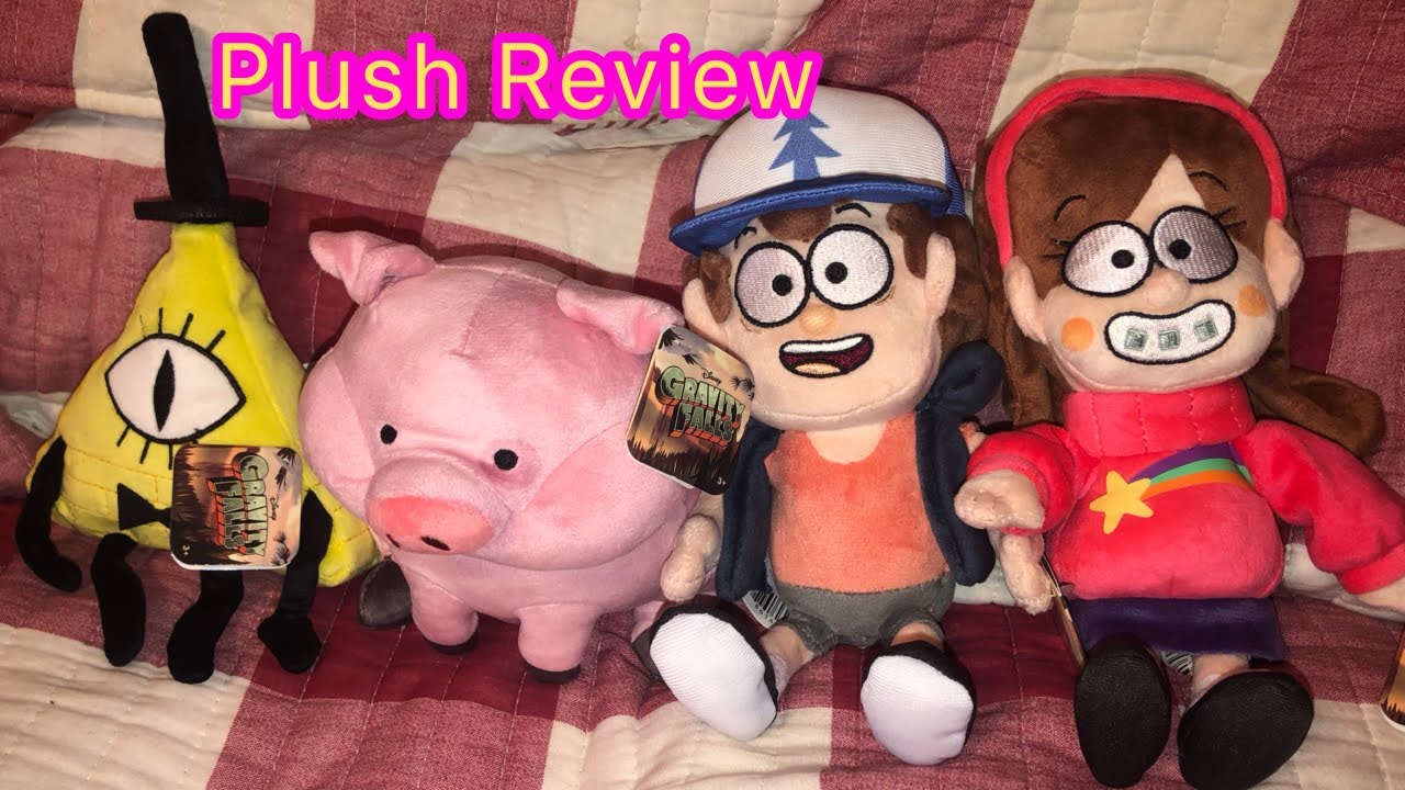 SDCC Gravity Falls Plush Review (Dipper, Mabel, Waddles, & Bill Cipher