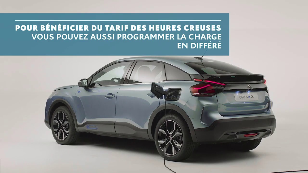 New Citro&euml;n &euml;-C4 : &Euml;-commande &agrave; distance - Programmation de la charge