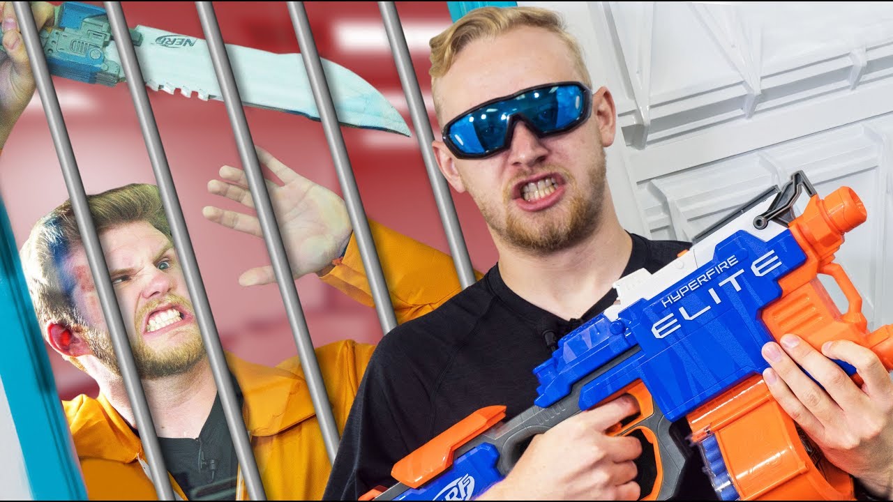 NERF Robot Prison Escape Challenge! [Ep. 2]