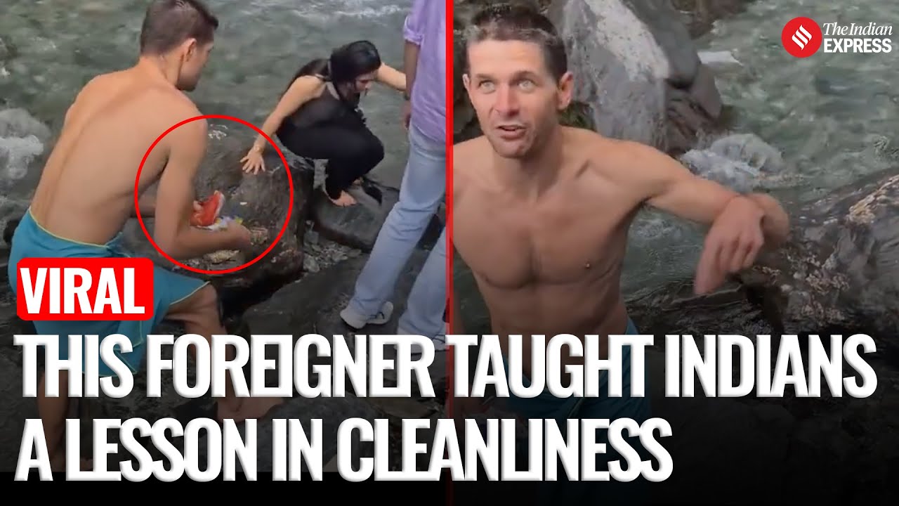 'I Have No Problem In Cleaning': Foreigner Teaches Indians A Lesson In Cleanliness