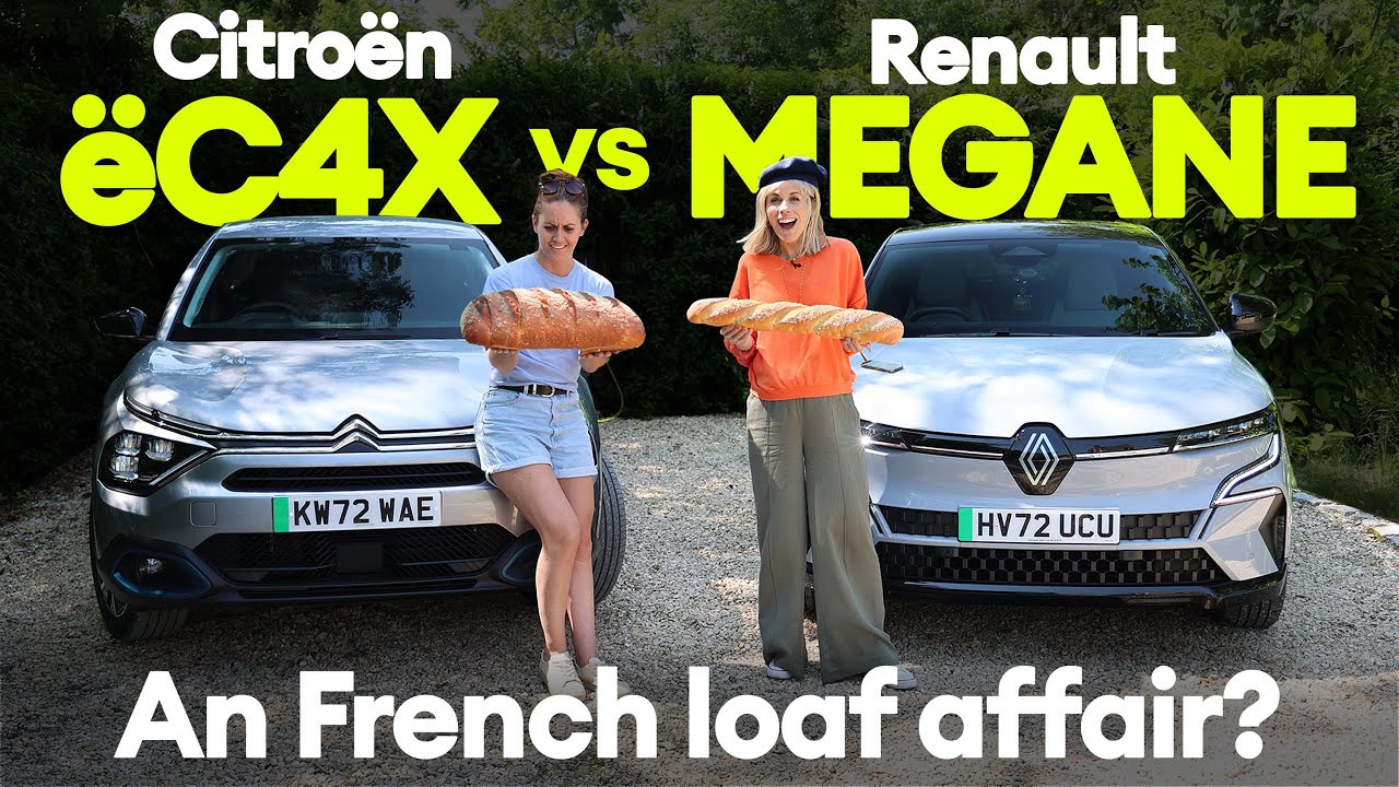 TWIN TEST: Citroen ëC4X vs Renault Megane E-Tech. Which family electric car is best? | Electrifying