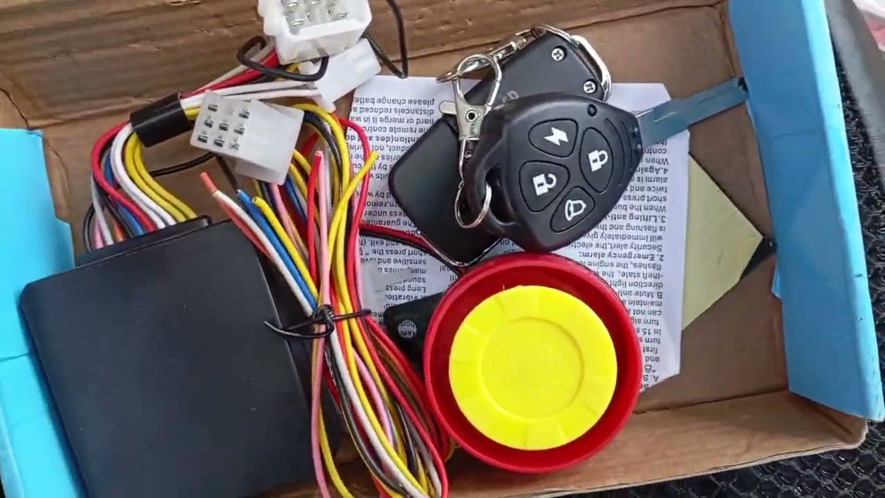 Honda Activa bs6 antic lock alarm remote control self start