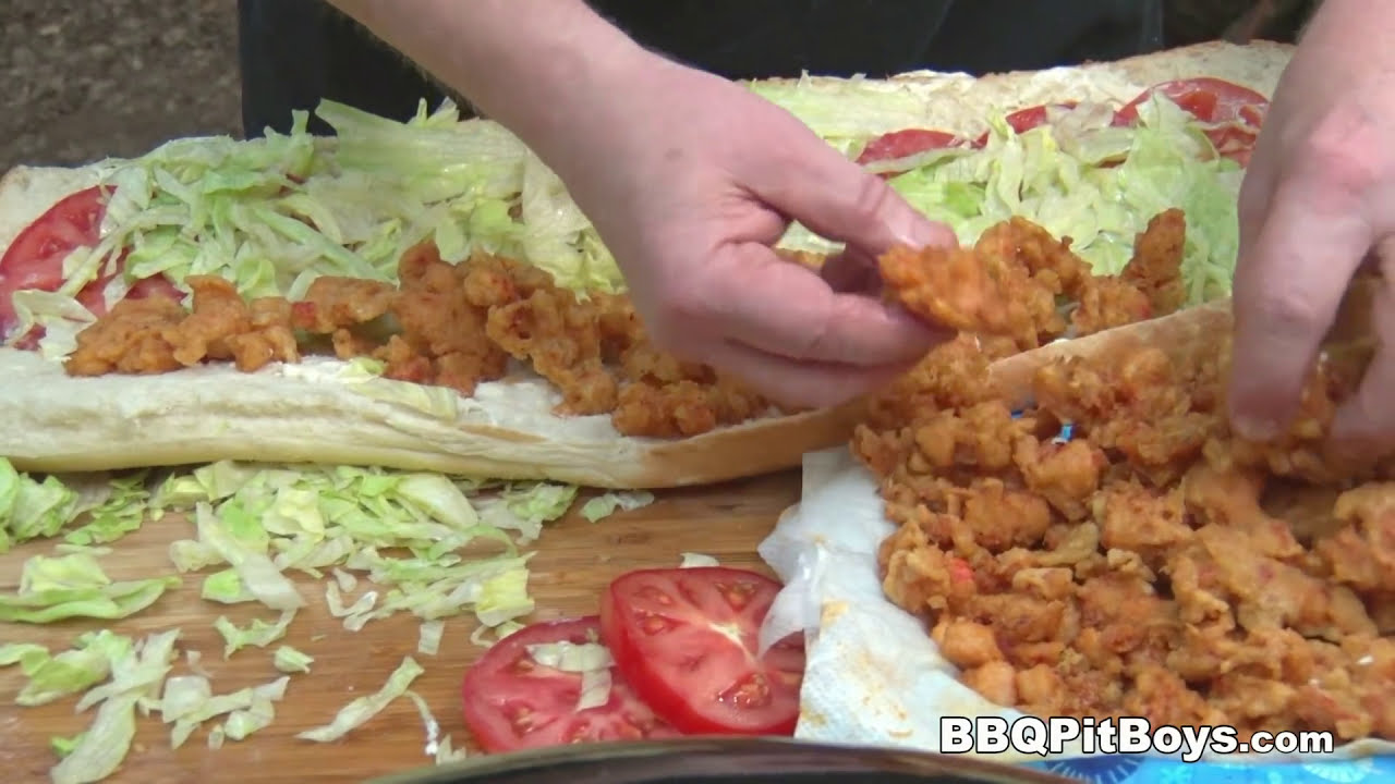 How to prepare a Fried Crawfish Po' Boy Sandwich | Recipe