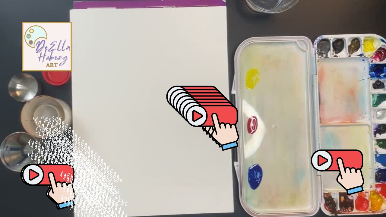 Watercolor Color Bubble Exercise | Mixing Primaries for Beginners