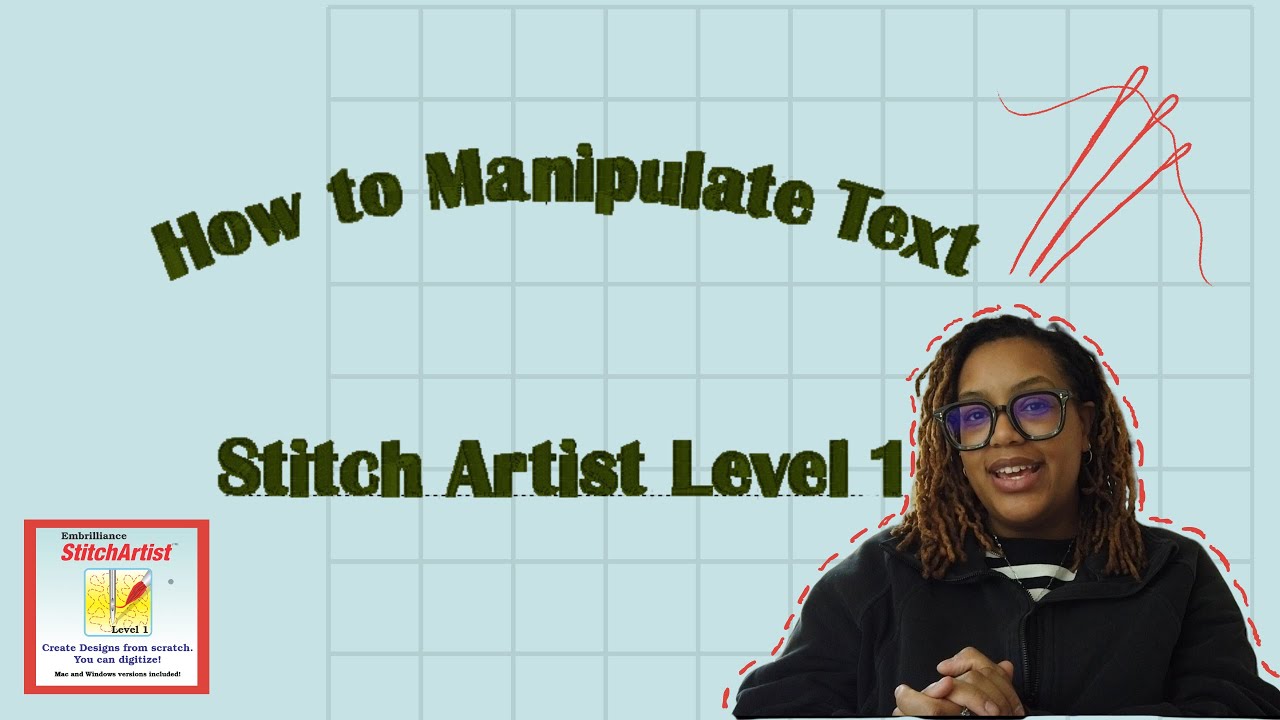 How to Manipulate Text | In Stitch Artist