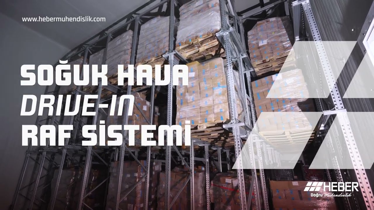 Soğuk Hava Drive-in Depo Raf Sistemi - Heber