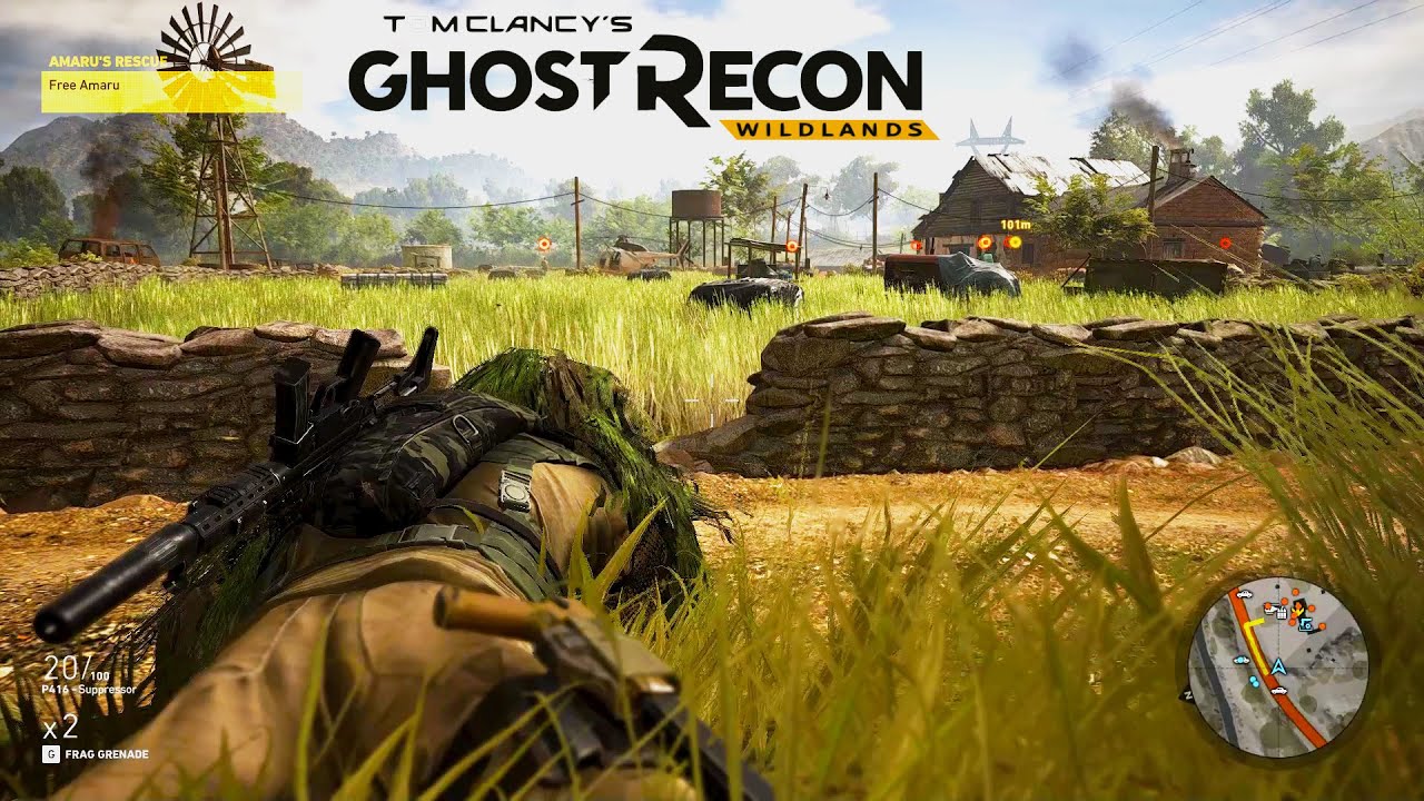GHOST RECON WILDLANDS Gameplay Walkthrough Part 1 Amaru's Rescue no commentary 1920*1080 Full HD PC