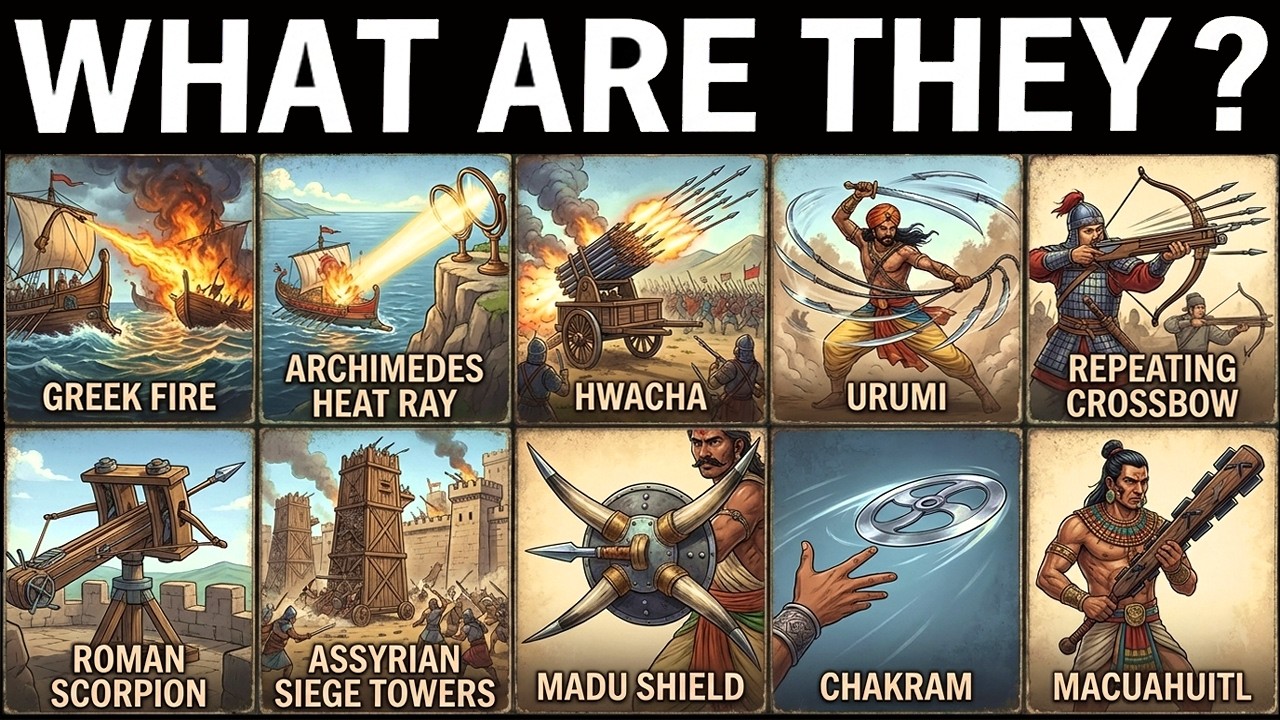 10 Ancient Weapons So Feared That Civilizations BURNED Every Record of Their Existence