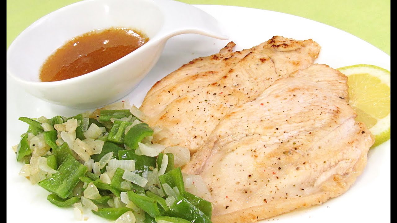 Filetes de Pechuga de Pollo con Salsa de Limón