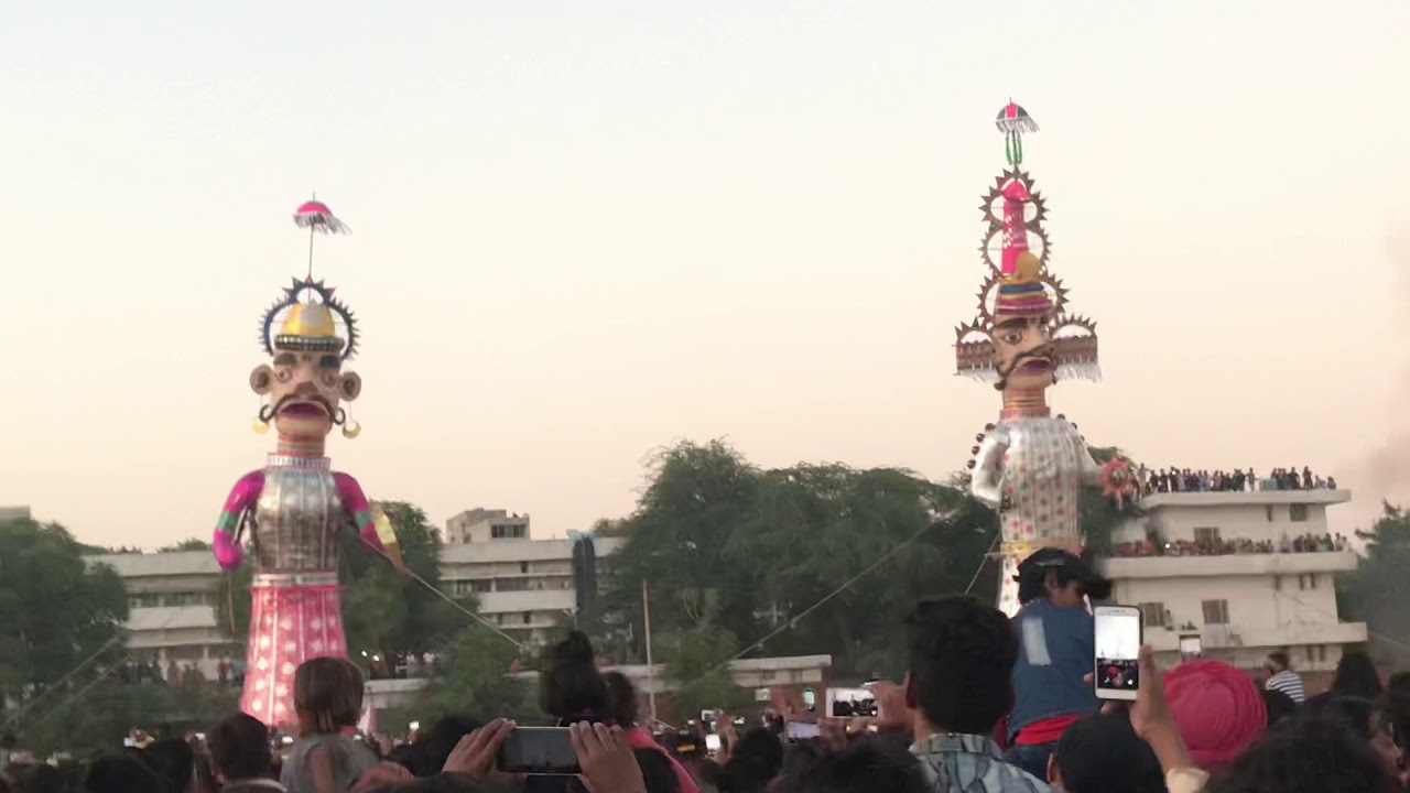 Faridabad dusshera ground ravan dahan 2019