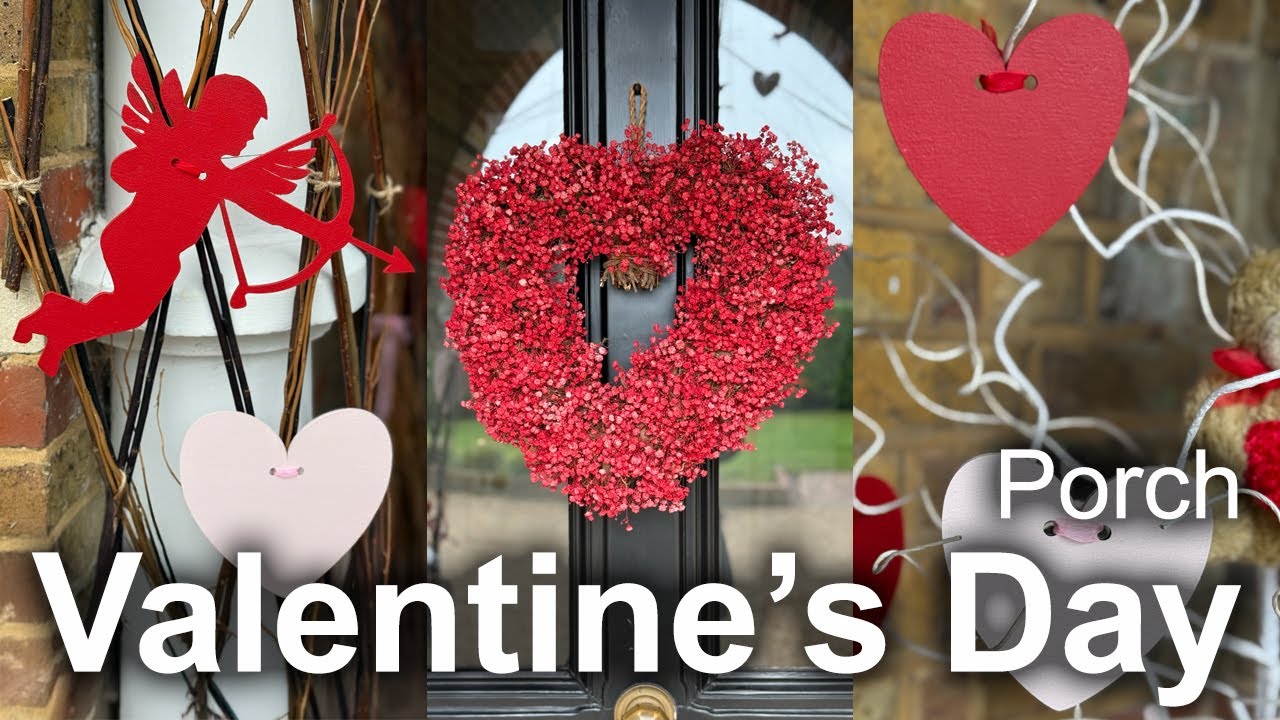 Valentine's Day Porch | Decorate with Me | 2025 | Valentine's
