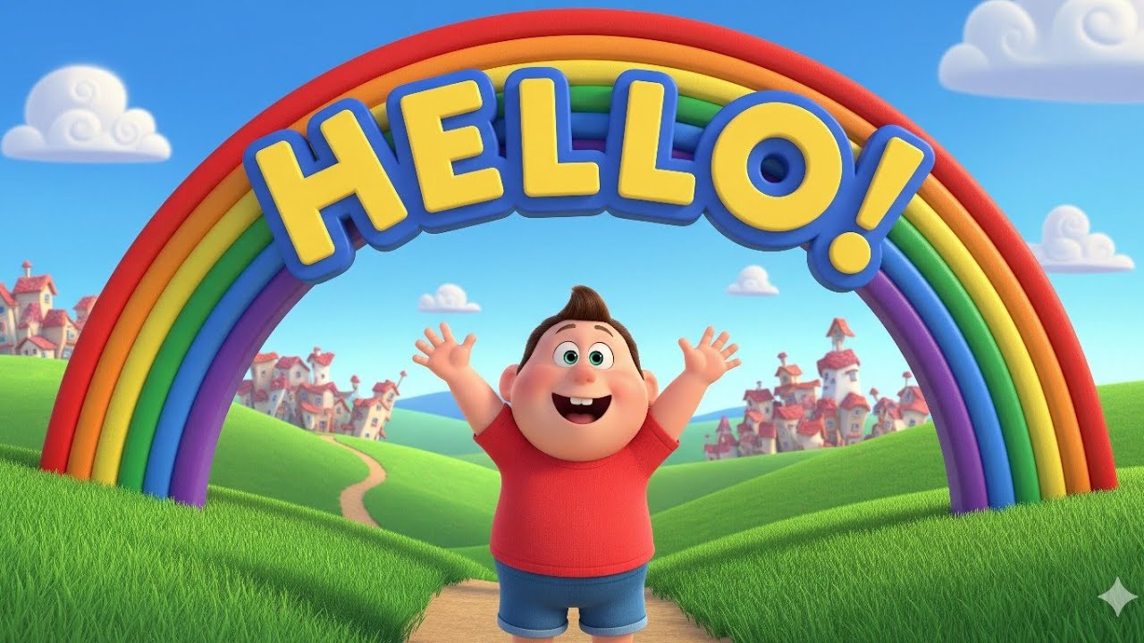 👋 Hello Song for Kids | Greeting Song | Fun Preschool Welcome 🎵