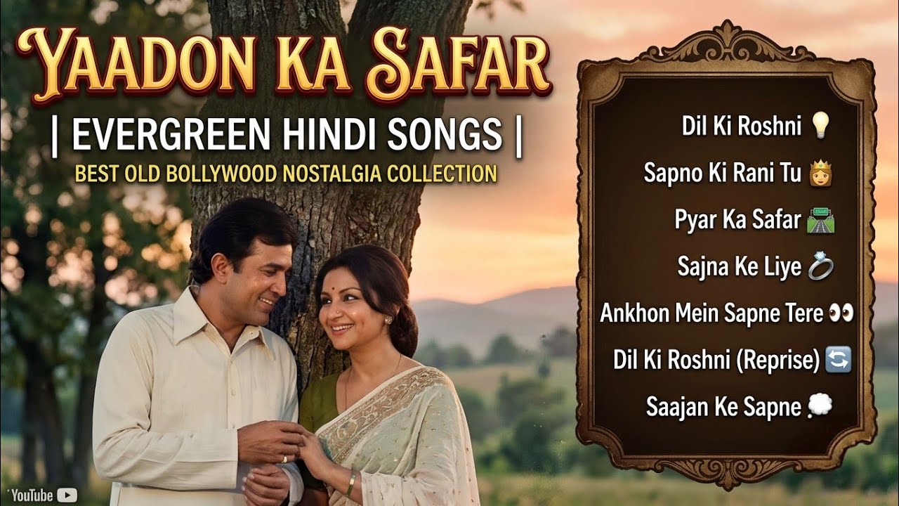 Yaadon Ka Safar | Evergreen Hindi Songs | Best Old Bollywood Nostalgia Collection