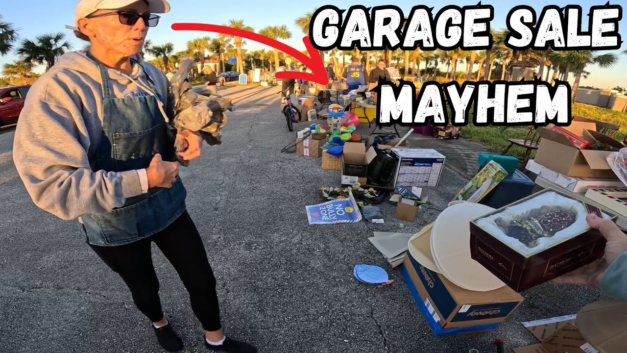 Questionable Garage sale set up leads to this...