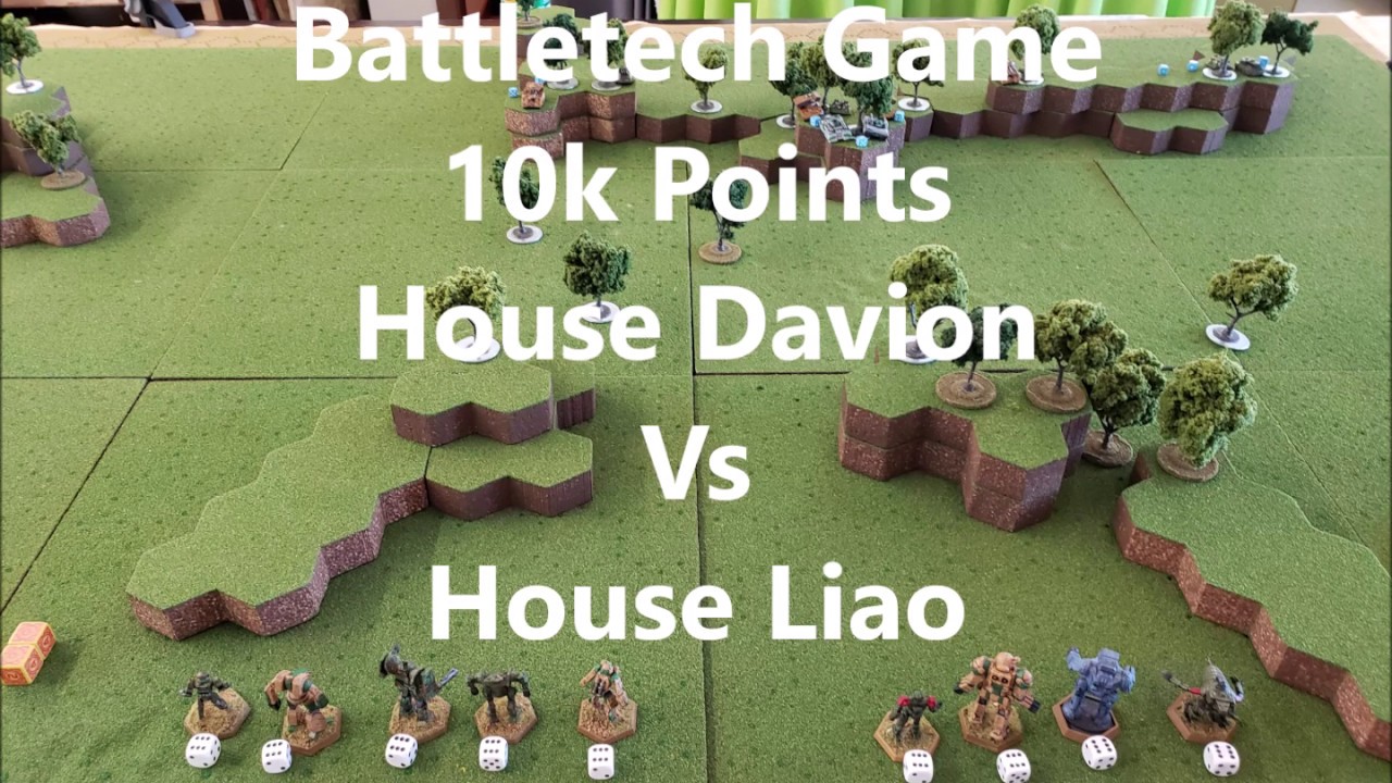 Battletech Batrep House Davion vs House Liao 10K Points