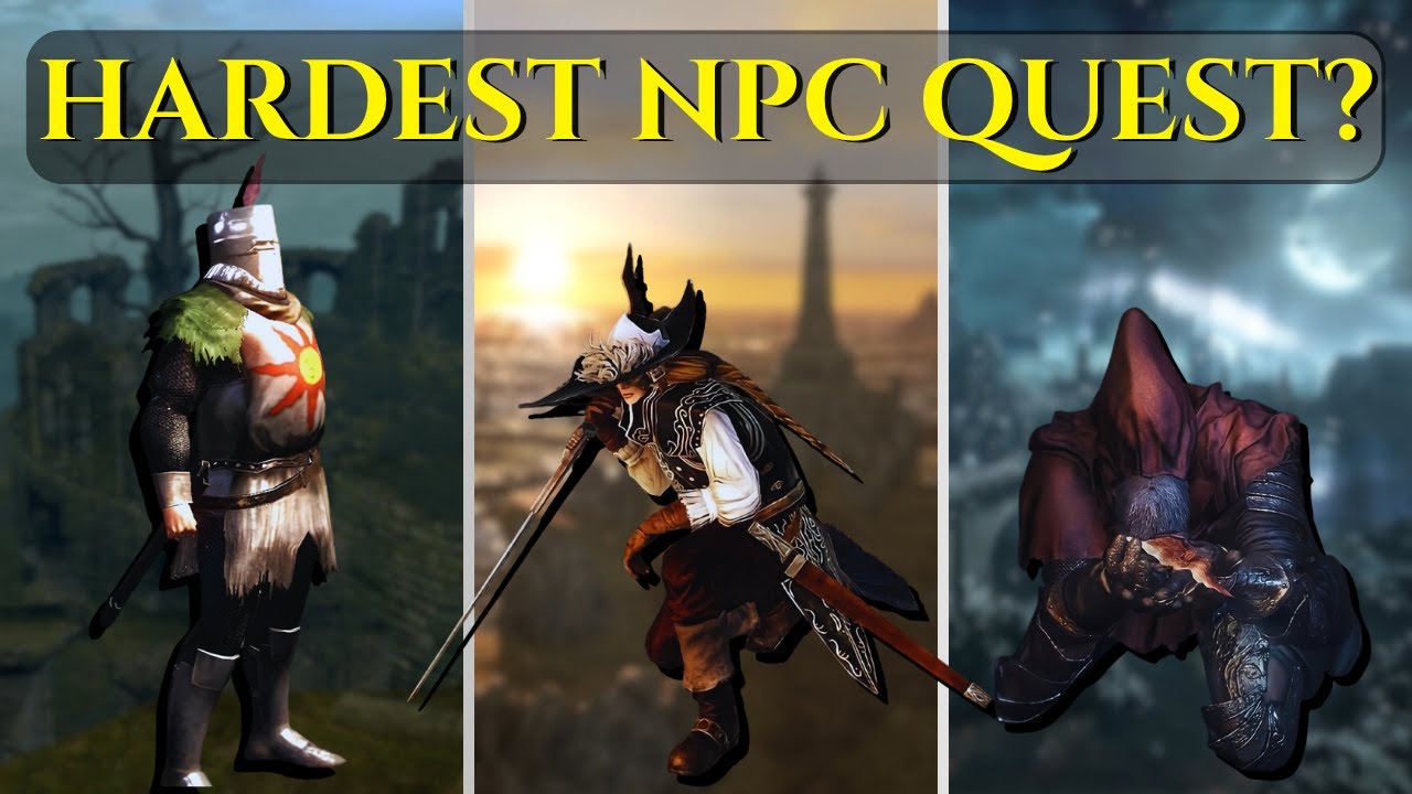 What is the most convoluted NPC quest among Dark Souls 1,2 and 3?