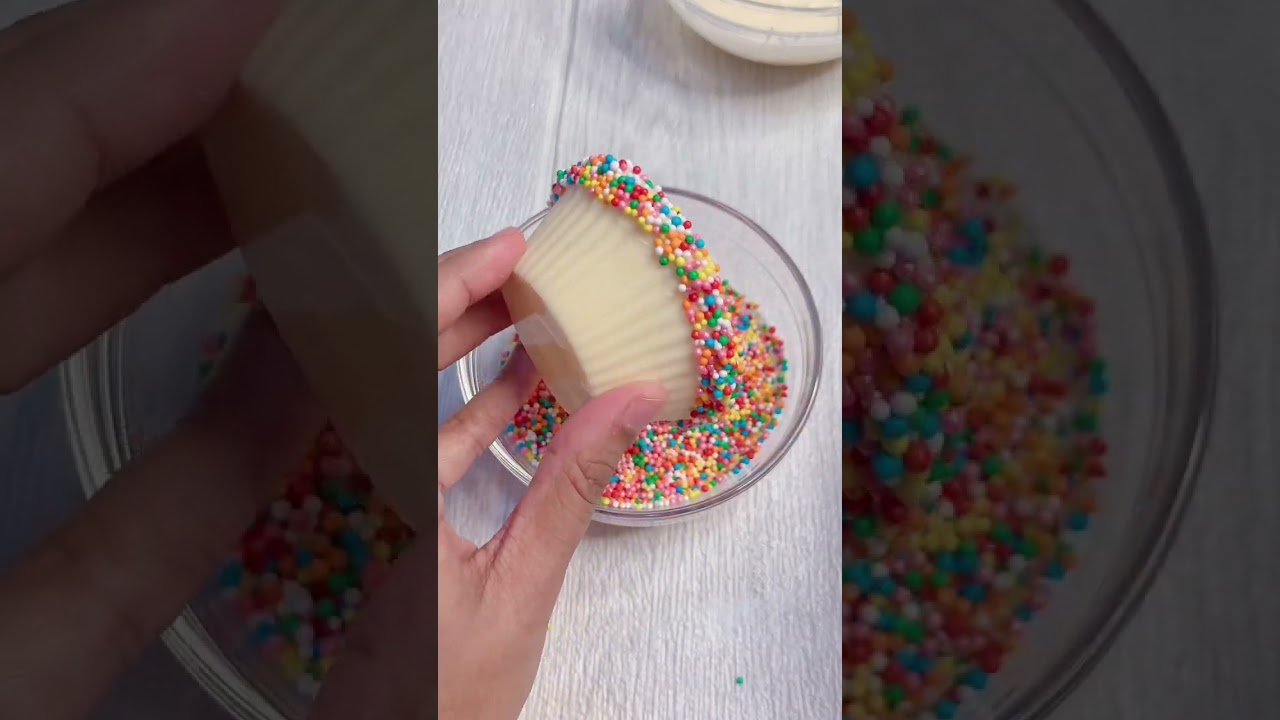 BIKIN CANGKIR DARI COKLAT PUTIH