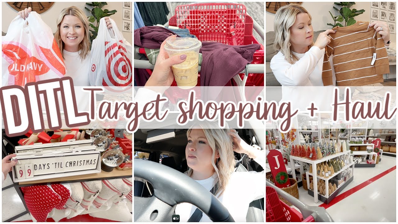 TARGET SHOP WITH ME + HAUL | TARGET CHRISTMAS DECOR | FALL KIDS CLOTHING HAUL | DAY IN THE LIFE VLOG