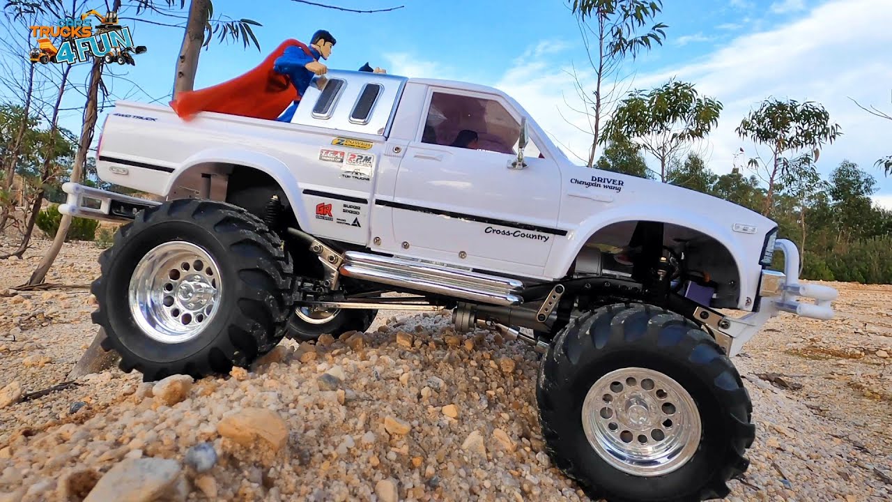 1 /10 Scale Rc | Super Heroes Offroad Driving #1 | HG P407 | Cars Trucks 4 Fun