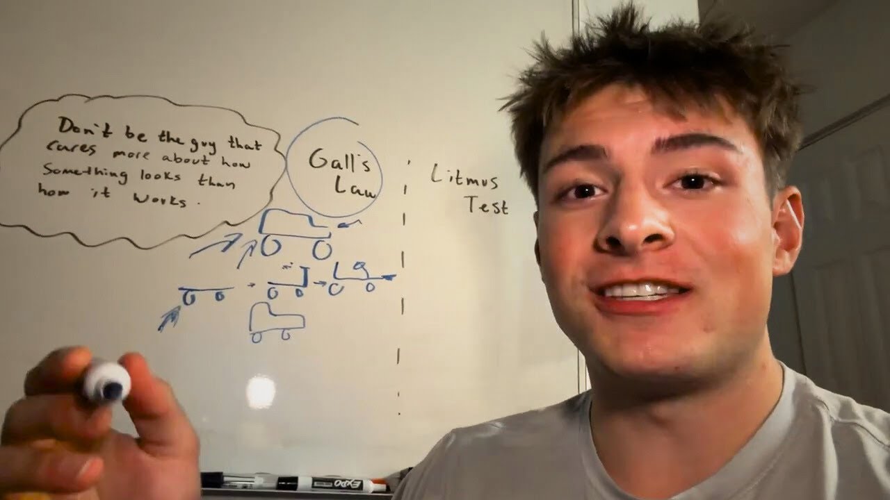 don't be the guy who cares more about organization than functionality
