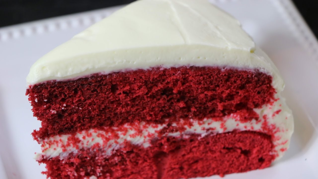 The BEST Red Velvet Cake Recipe - How to Make A Real Red Velvet Cake