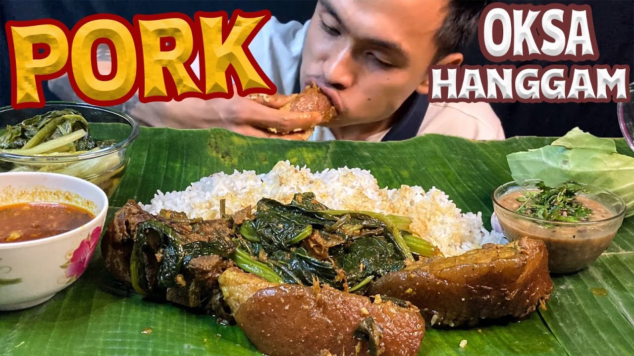EATING PORK MUSTARD CURRY 🤤🔥 || OKSA GA HANGGAM GA THONGBA🔥🔥.