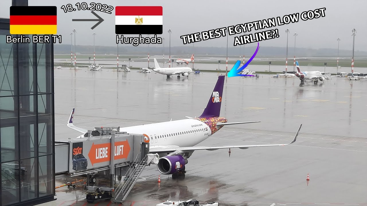 TRIPREPORT | Air Cairo (ECONOMY) | Airbus A320-200 Sharklets | Berlin BER T1 - Hurghada