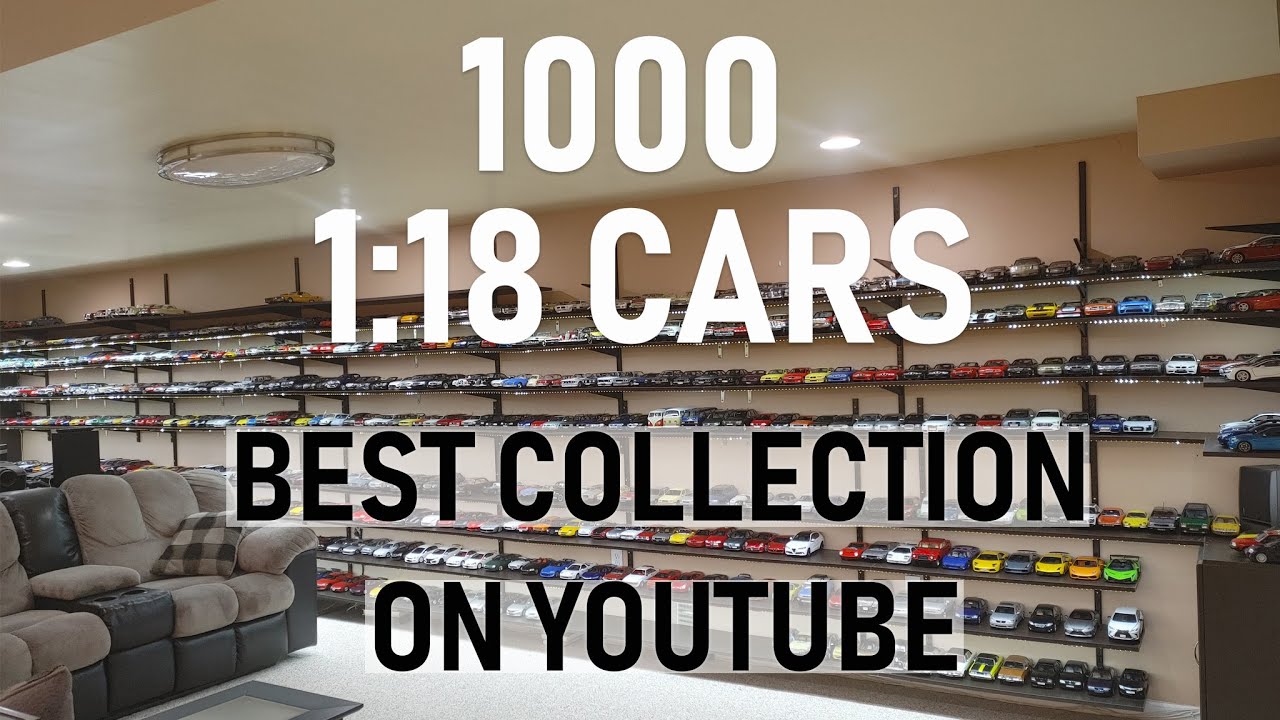 Коллекция литых моделей машин 1:18 и Man Cave 1000 CARS! ЛУЧШЕЕ НА YOUTUBE