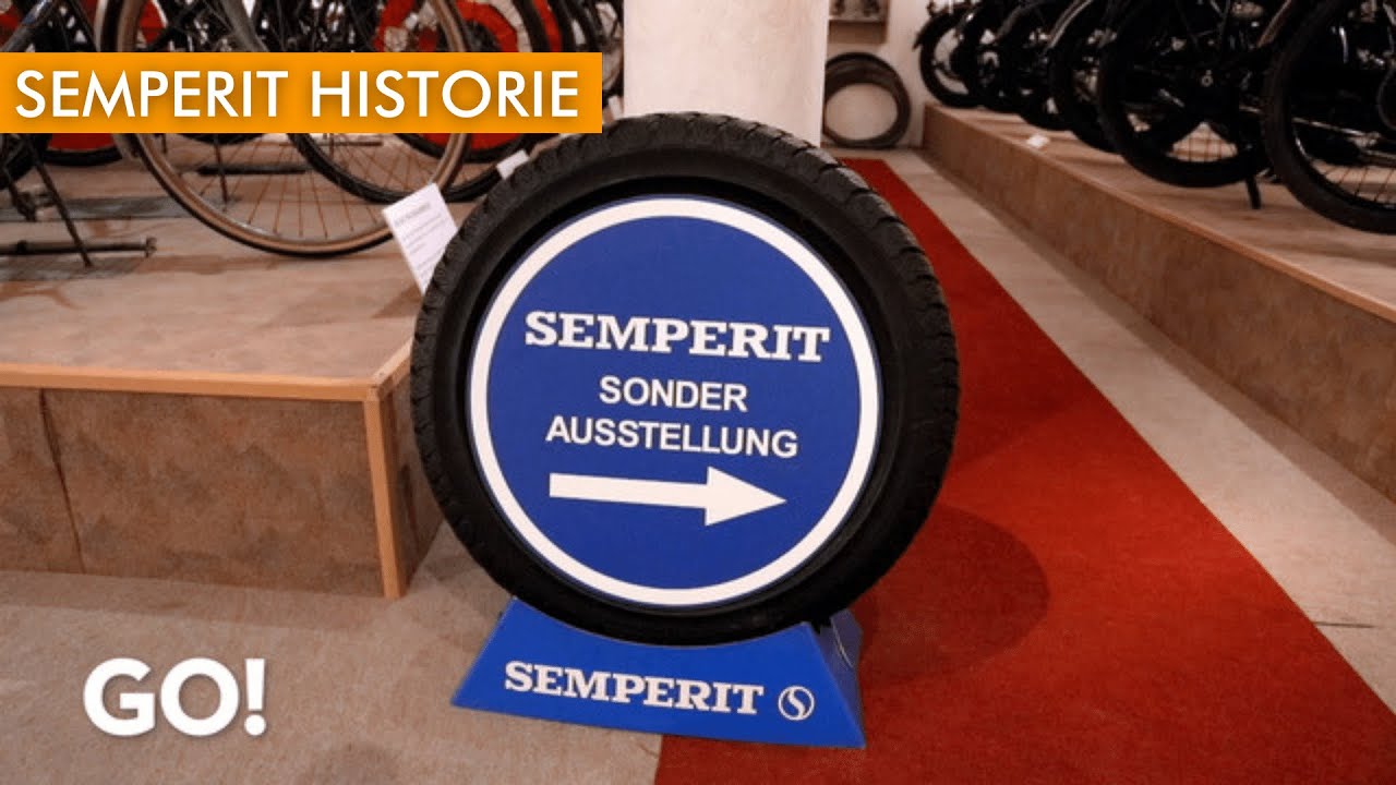 Wie man sich bereift, so fährt man! GO! bei der 120 Jahre Semperit Sonderausstellung.