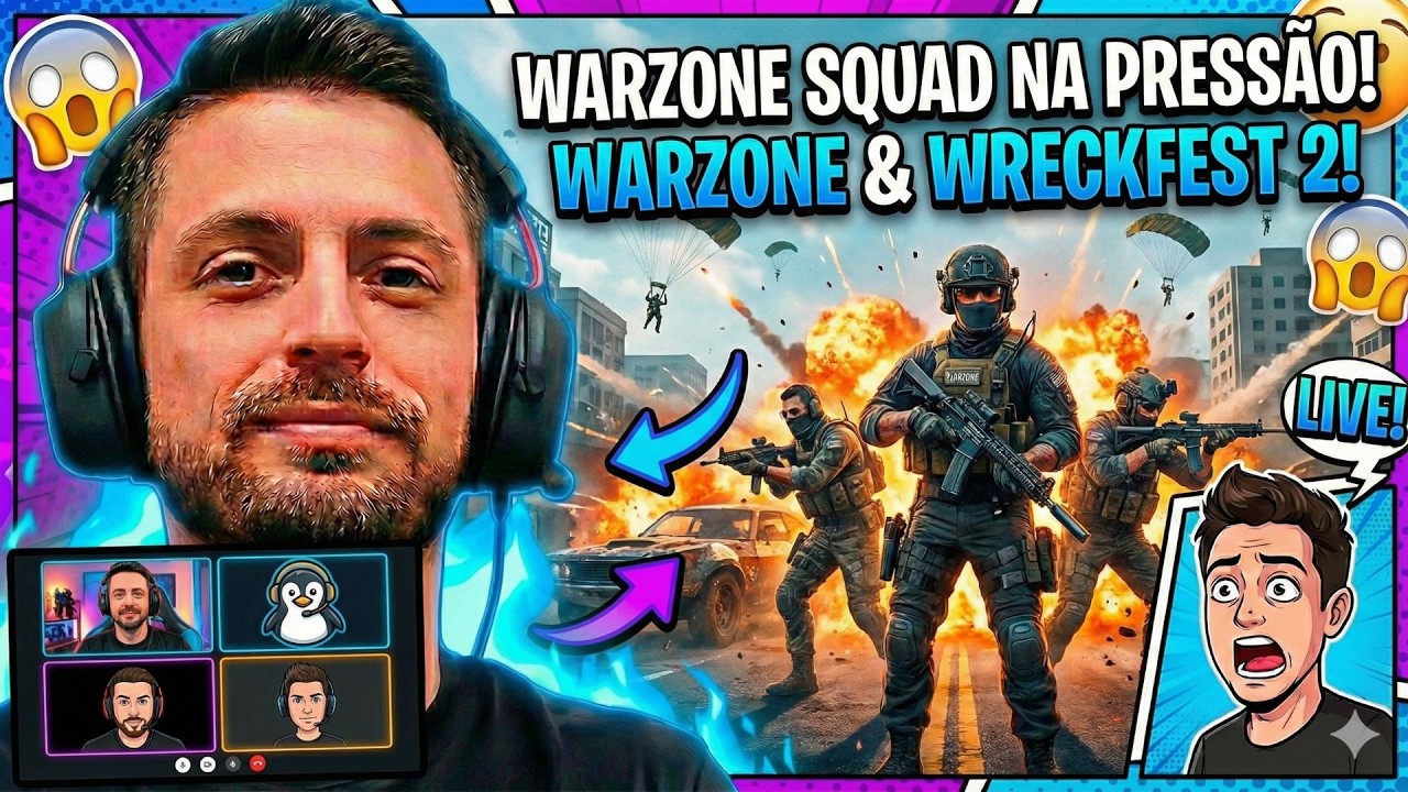 MARATONA DE COD: UPANDO NO BO7 E SOFRENDO NO WARZONE! 😂🔥🚀