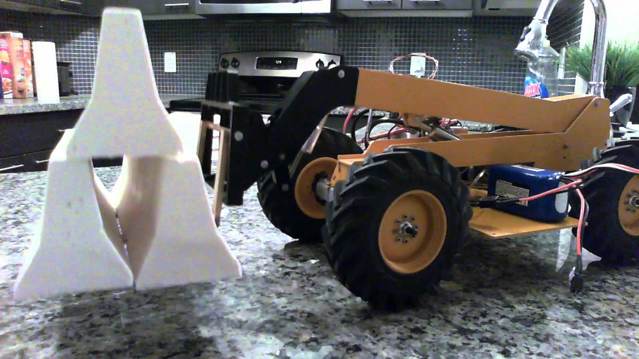 RC Telehandler hydraulic test