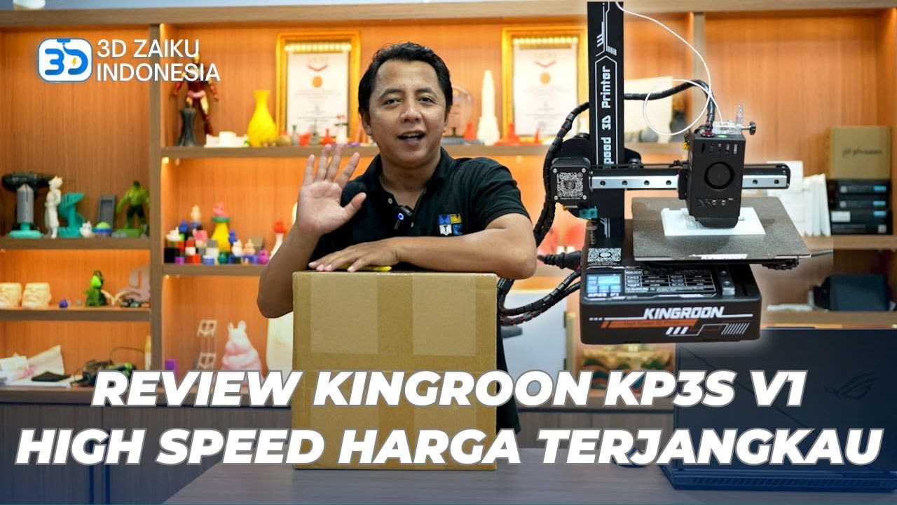3D PRINTER TERJANGKAU! REVIEW KINGROON KP3S V1 - WORTH IT?