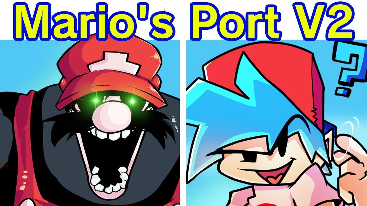 Friday Night Funkin' VS Mario FNF Port V2 CANNED BUILD + Cutscenes (FNF Mod) (MARIO 85/MX/Mario.EXE)