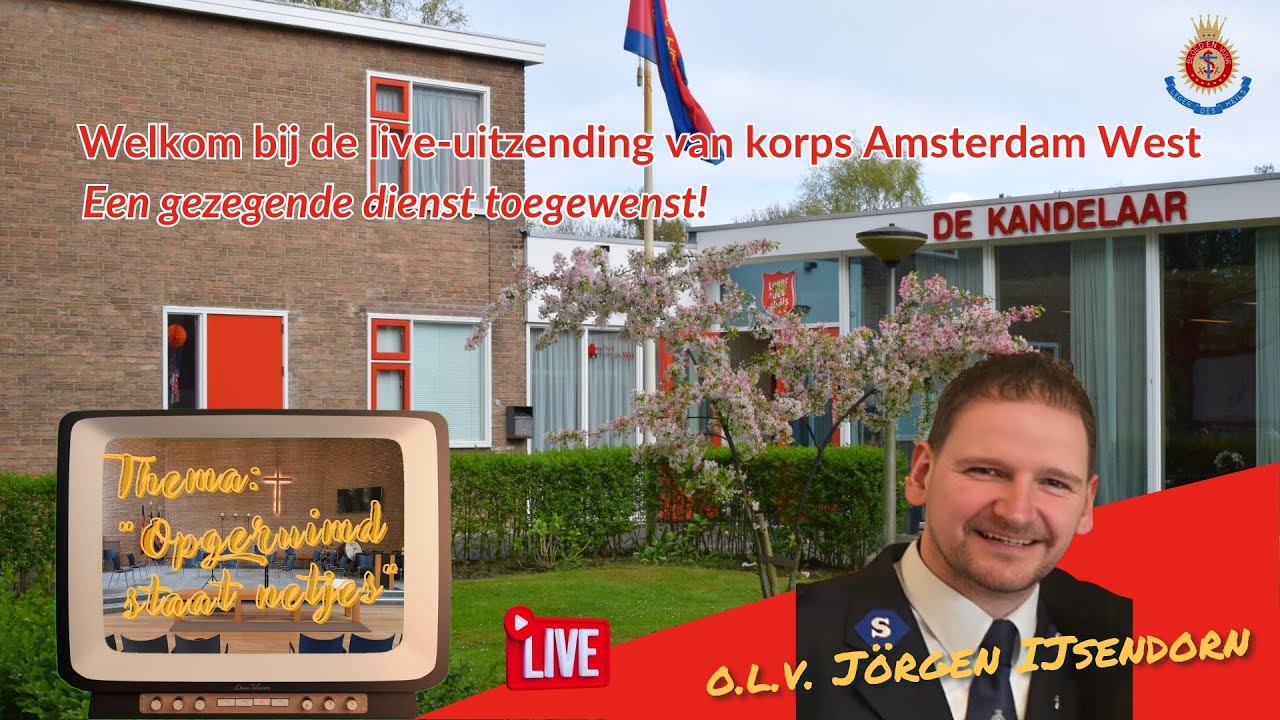 Livestream Samenkomst 1 maart 2026, 10:30 uur o.l.v. Jörgen IJsendorn
