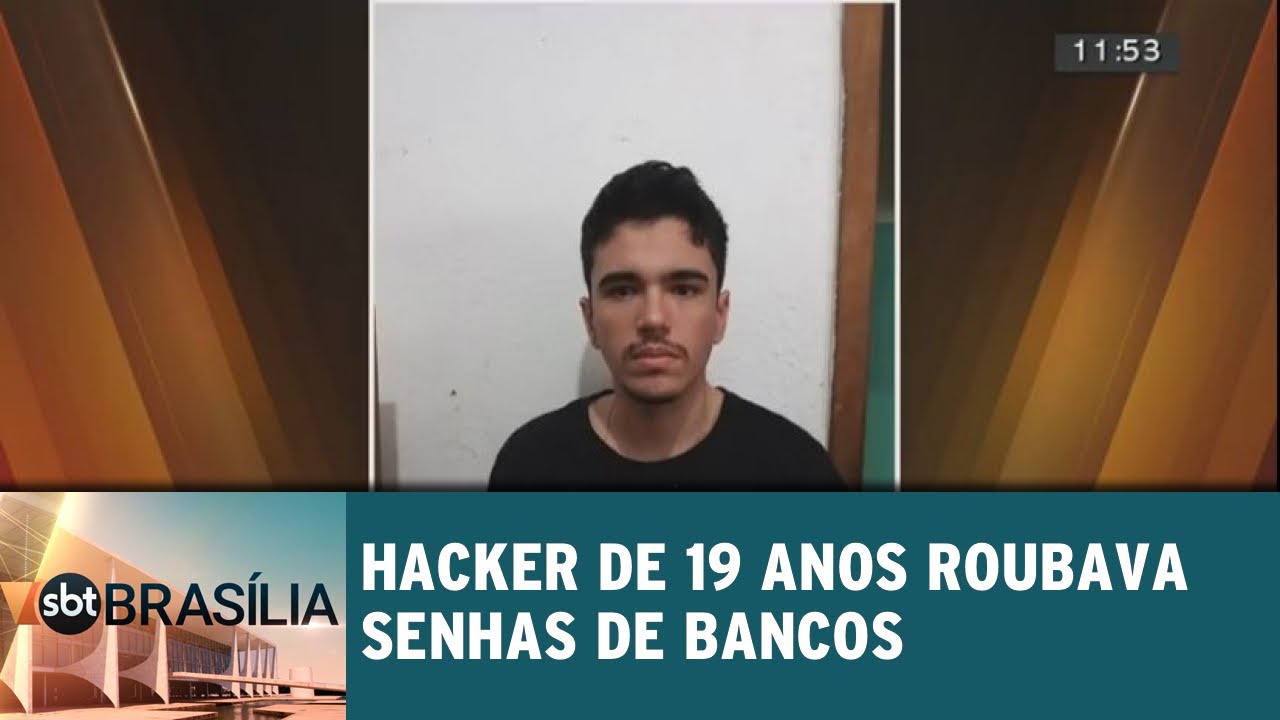 Hacker de 19 anos que roubava senhas de banco é preso no DF | SBT Brasília 23/07/2019