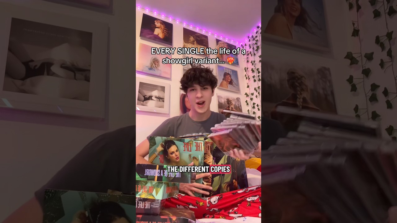 Я купила ВСЕ ВАРИАНТЫ &laquo;Жизни шоугёрл&raquo;!! ❤️&zwj;🔥 #swiftie #taylorswift #vinyl
