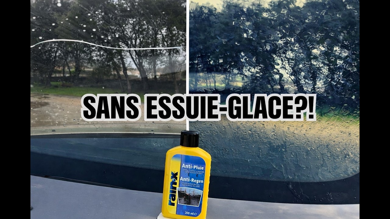 J&rsquo;ai roul&eacute; sous une pluie TORRENTIELLE&hellip; sans essuie-glace 😳