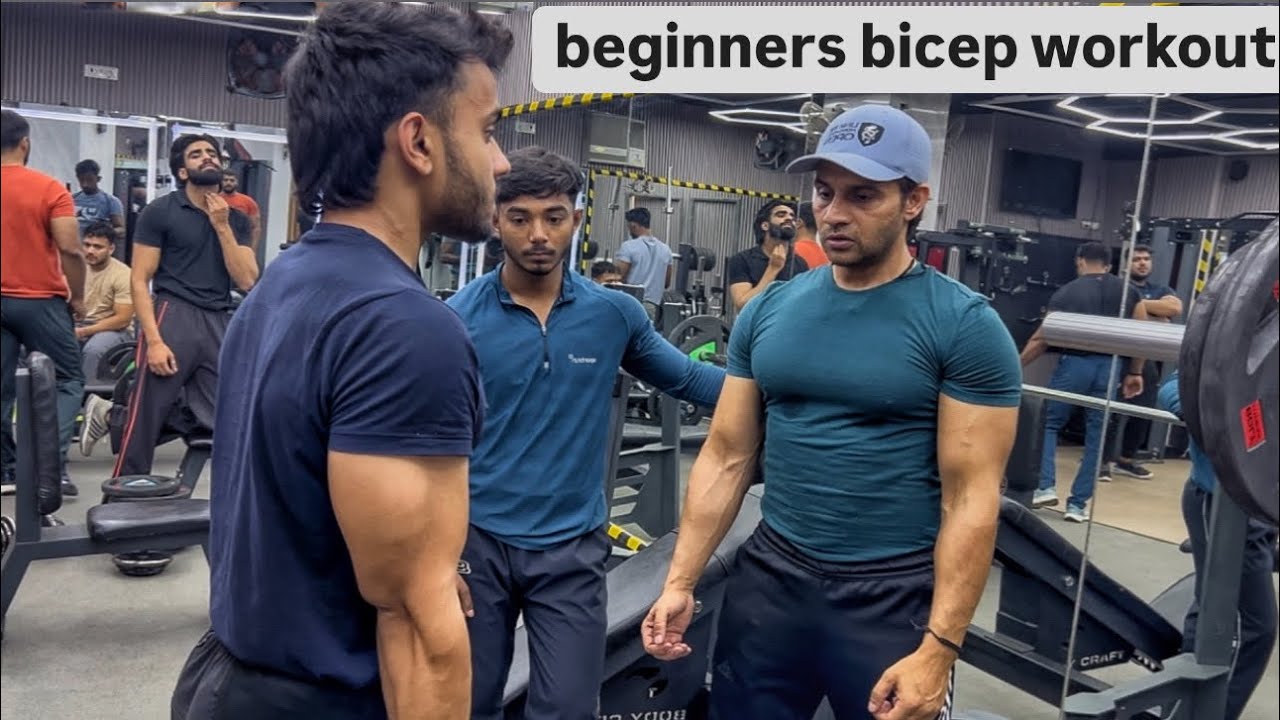 BICEPS WORKOUT FOR BEGINNNERS & DIET FOR BEGINNERS (@tigerfitnessclub5656 )
