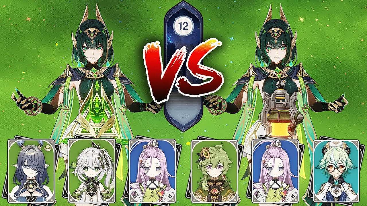 C0 Nefer F2P VS Premium Team Spiral Abyss Showcase