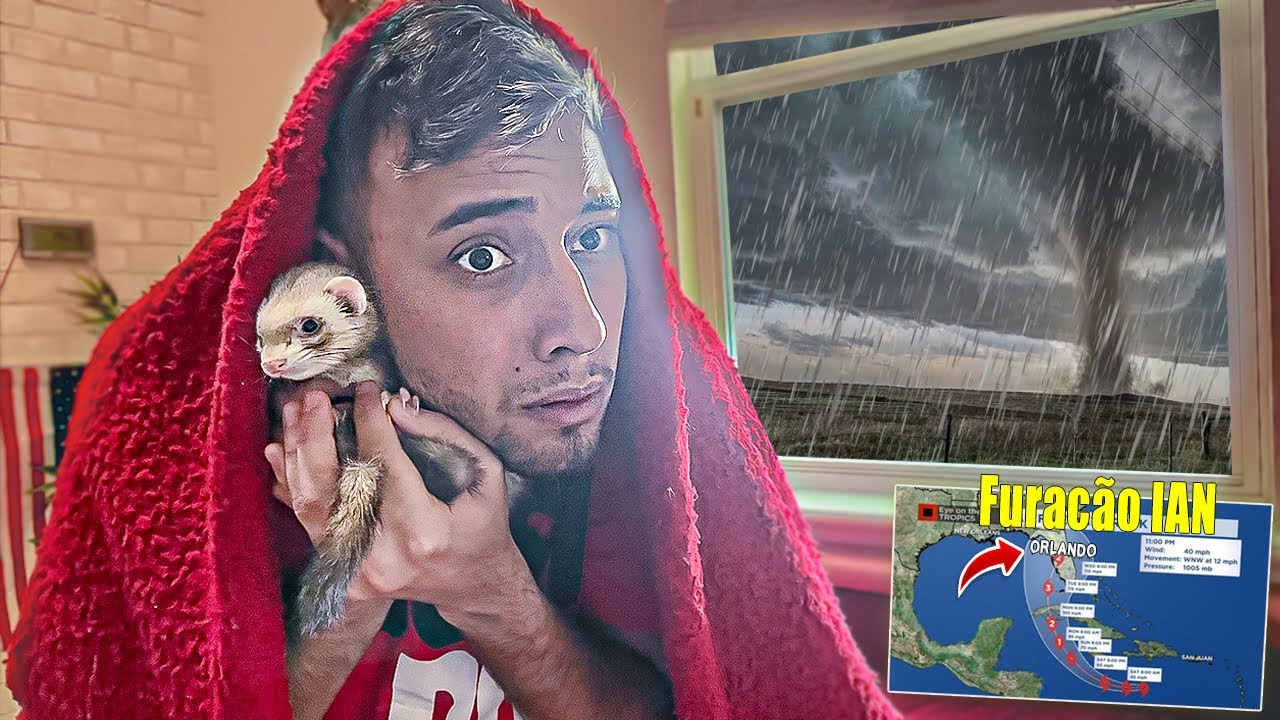 FURACÃO CHEGANDO e os ANIMAIS PRECISAM ser SALVOS *furacão ian*