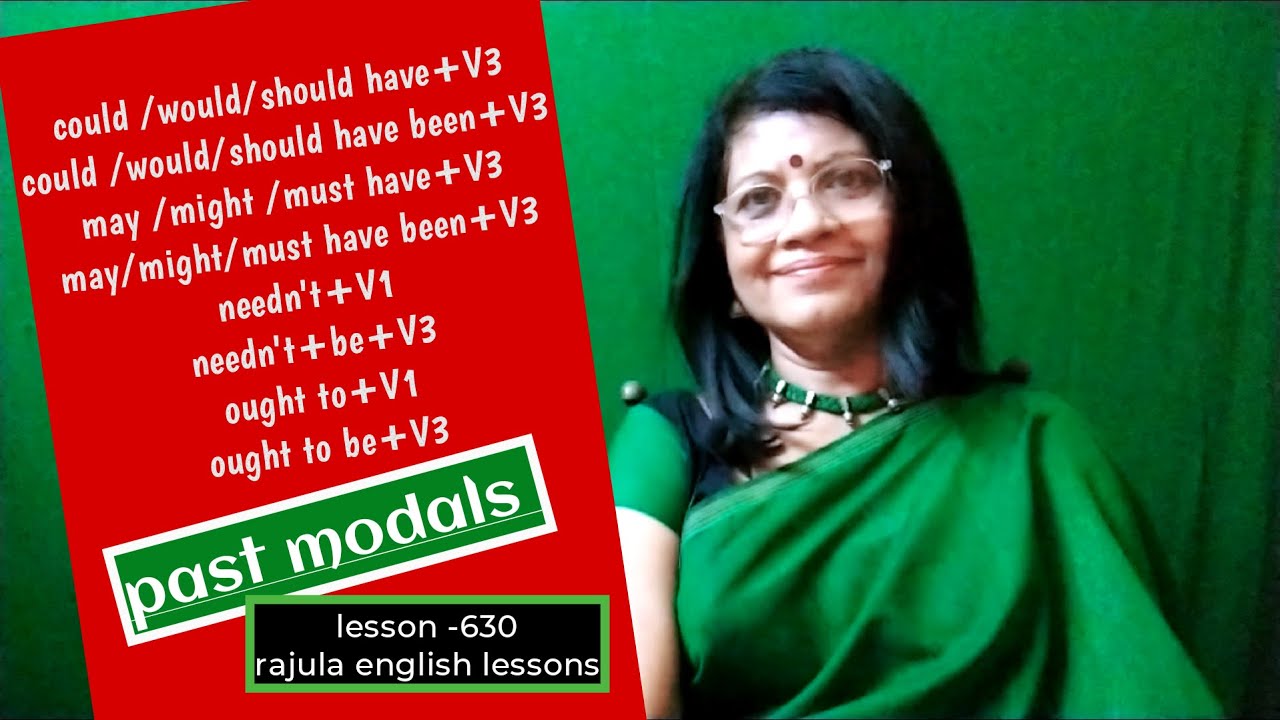 could/would/should/may/might+have been+v3 needn't+be+v3|Past modal Lesson-630 Rajula English Lessons