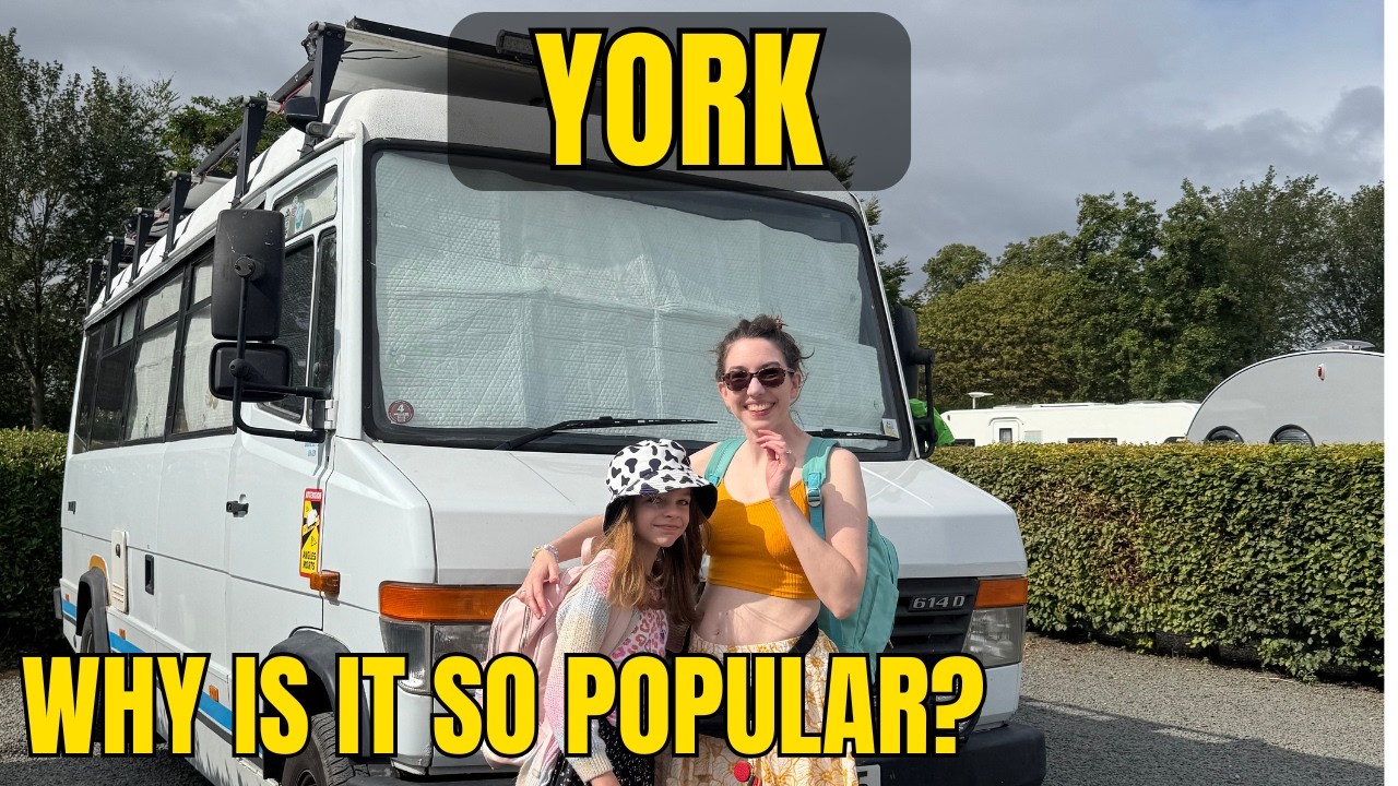 Приключения в Йорке: Стены, собор, руины и паровозы 🚂 (отель CAMC Rowntree Park Stay) — Van Life UK