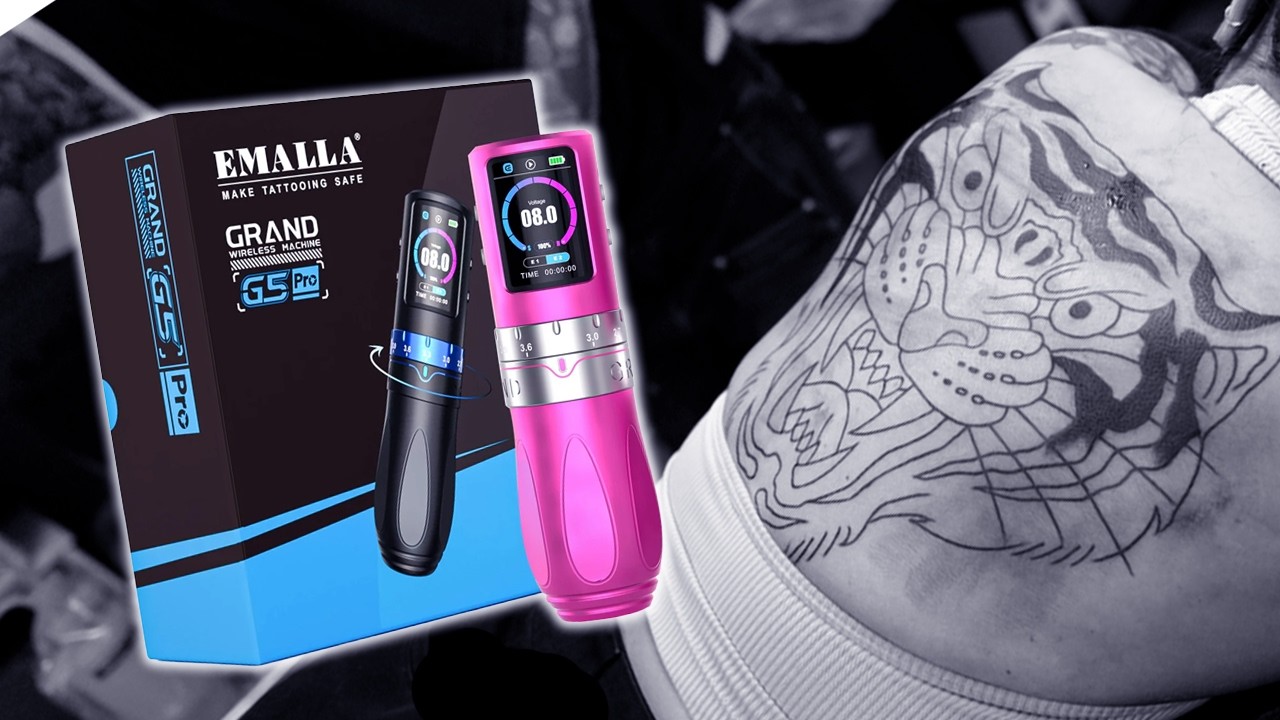 Тату-машинка EMALLA G5 PRO (распаковка и тестирование)