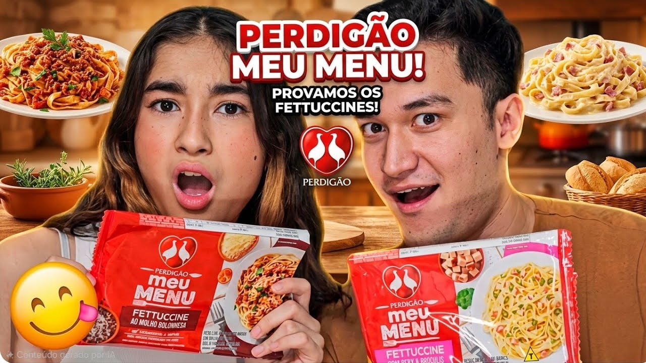Experimentando os fettuccines da Perdigão por R$10,00