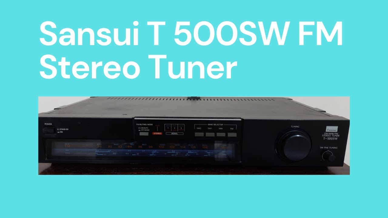 Sansui T 500SW FM Stereo Tuner How To Use Kaise Chalaye ,Price And Connection IN HINDI