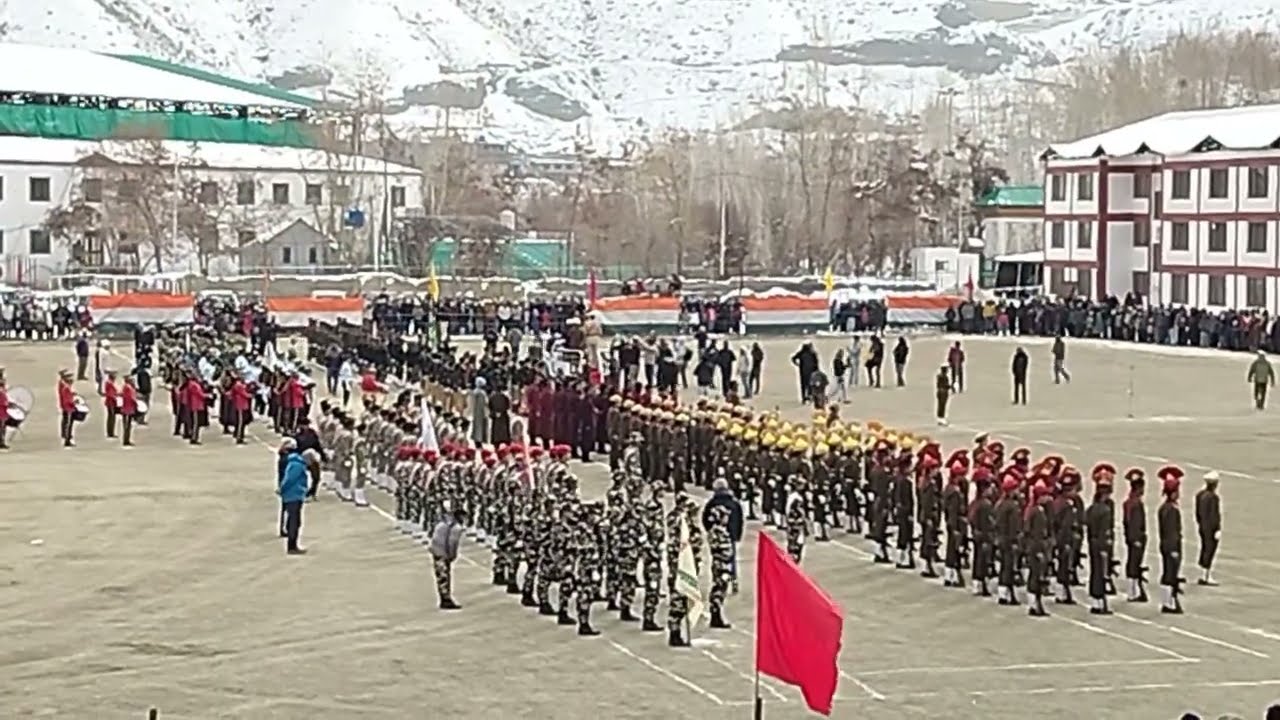 Celebration of 77th Republic Day at Kargil Ladakh 