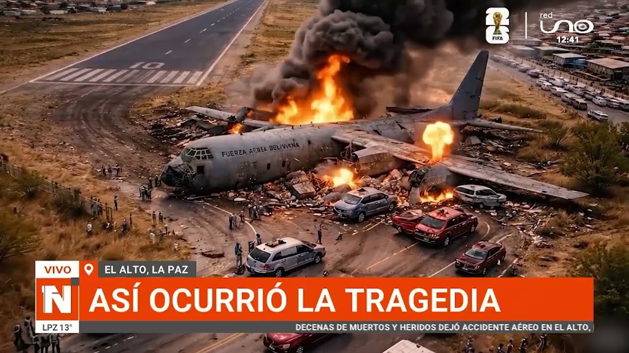 ASÍ OCURRIÓ LA TRAGEDIA AÉREA EN EL ALTO, ANIMACIÓN RECREA LOS HECHOS ✈️🕊️
